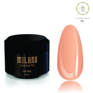 UV/LED Color Builder Gel Milano Cosmetic Nude No 6 30ml