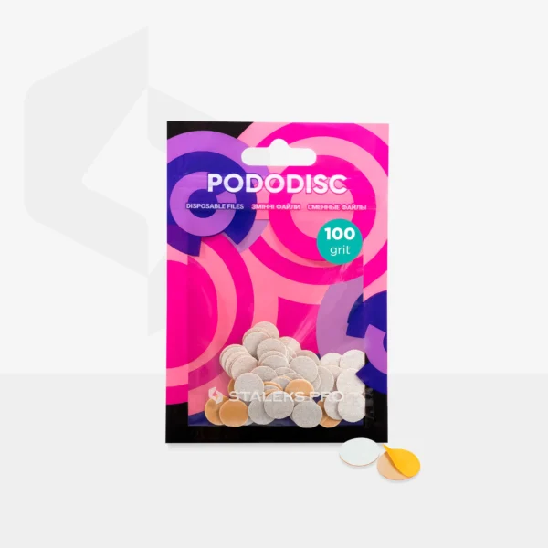 White refill pads for pedicure disc PODODISC STALEKS PRO XS (50 pc) PDF-10-100