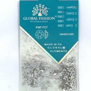 Strass Mix Ala Swarovski 1440τμχ SS4 Clear Global