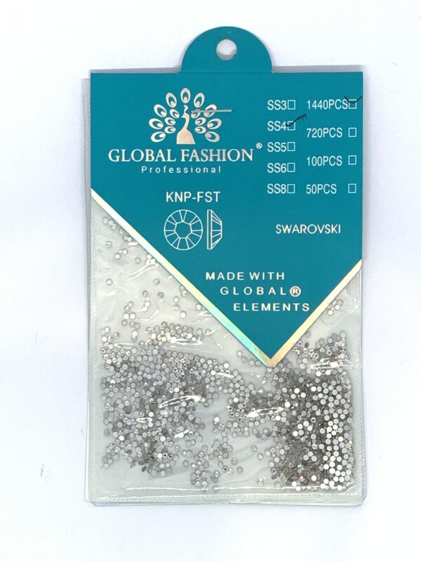 Strass Mix Ala Swarovski 1440τμχ SS4 Clear Global