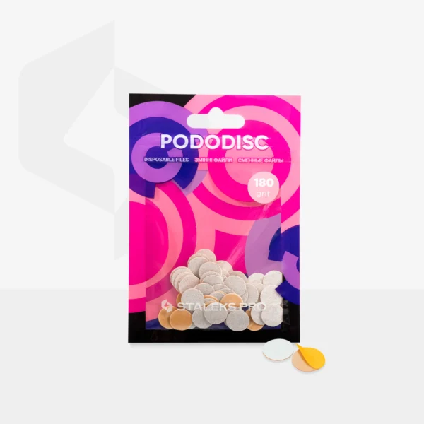 White refill pads for pedicure disc PODODISC STALEKS PRO XS (50 pc) PDF-10-180