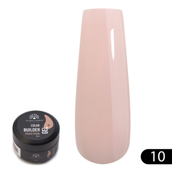 Color Builder Gel Global Fashion 10 Peach pearl 15gr