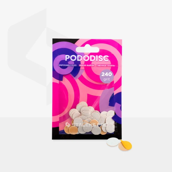 White refill pads for pedicure disc PODODISC STALEKS PRO XS (50 pc) PDF-10-240