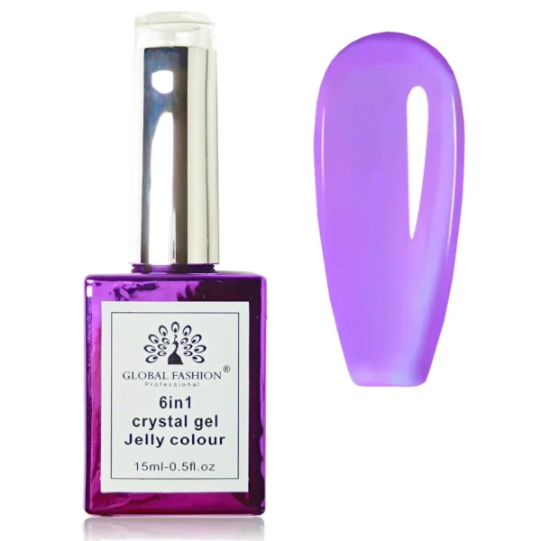 Global Fashion 6 in 1 Jelly color No6606 Purple 15ml