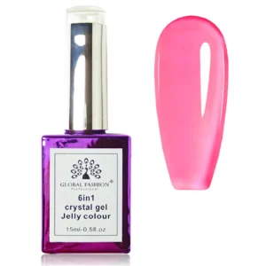 Global Fashion 6 in 1 Jelly color No6605 Neon Pink 15ml