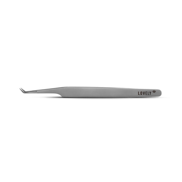 Eyelash Extension Tweezers Lovely Diamond series, 45 degrees, 5 mm