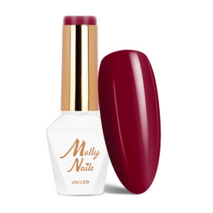 Υβριδικό Βερνίκι Molly Nails Glamour Women Red Lips HEMA/Di-HEMA Free 8g Nr 9