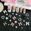 Σετ Κοσμημάτων για Νύχια Nail Art σε Μικτά Μεγέθη Love Bow