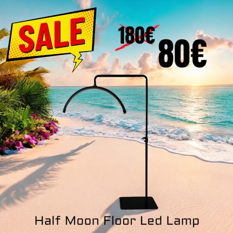Floor LED Lamp Half Moon