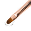 Brush Διπλής Όψης Allelac Gel No6 Nail Art 9mm
