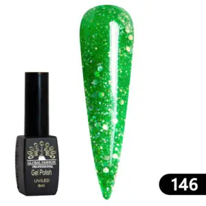 Global Fashion Gel Polish Black Elite 8ml 146