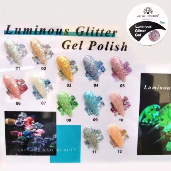 Luminous Glitter Gel 5gr
