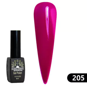 Global Fashion Gel Polish Black Elite 8ml 205