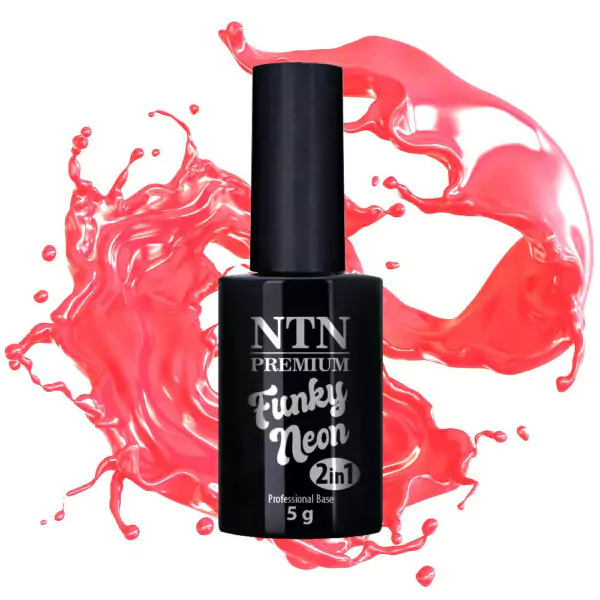 NTN Premium 2in1 Nail Base, Funky Neon 5g 1