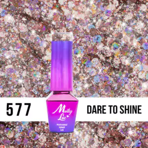 Hybrid Gel Polish MollyLac 5ml 577 Dare to Shine