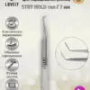 Volume Eyelash Extension tweezers 90degrees 7mm Stiff Hold Lovely
