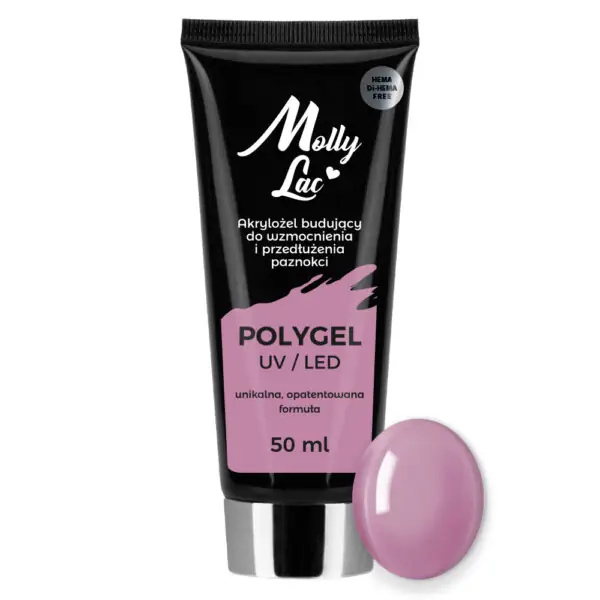 Polygel MollyLac Bean Paste 50ml Nr 20 Hema/di-Hema free