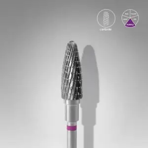 Carbide nail drill bit corn purple Staleks FT90V050/13