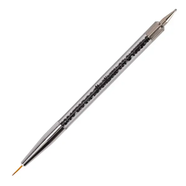 Πινέλο διακόσμησης 2 σε 1 10mm Molly Nails Black