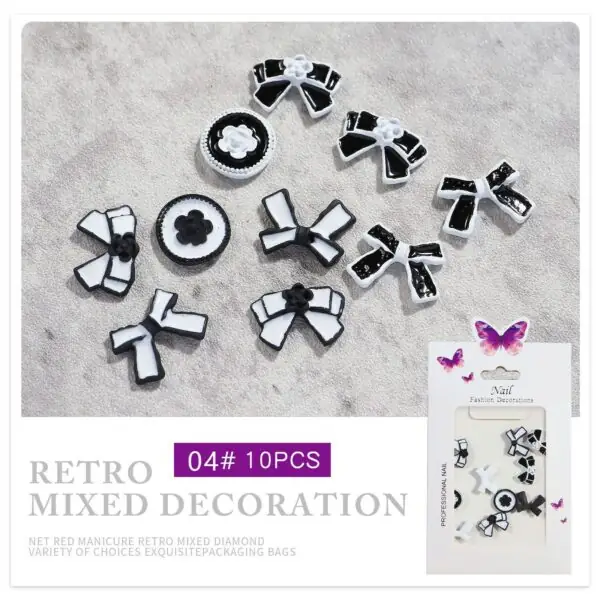 Nail Fashion Decorations for Nails Mix No 4
