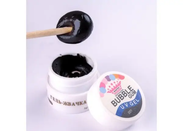 Πλαστελίνη Bubble Gum gel 001 Black Master