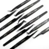 Eyelash Extension Tweezers NanoFiber Lovely, Grace Elegante Black series, 45 degrees, 5 mm