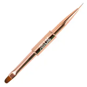 Brush Διπλής Όψης Allelac Gel No6 Nail Art 9mm